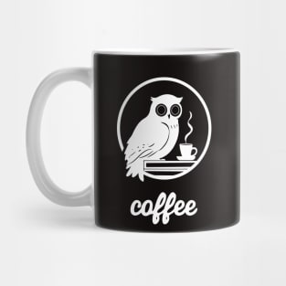 Owl Coffee And Books Mug